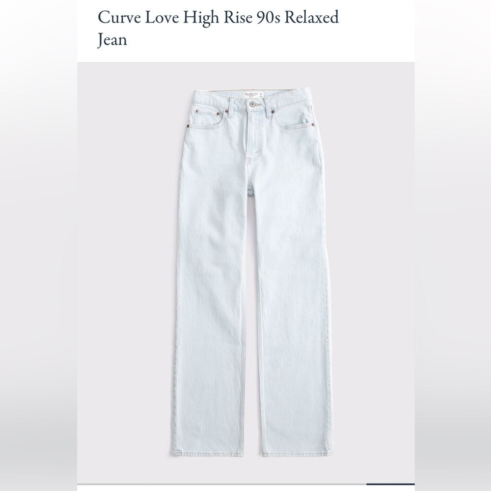 Abercrombie High Rise 90s Relaxed Jean